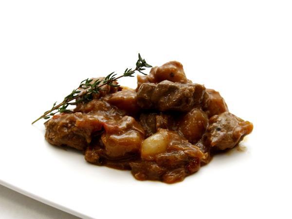 Bouef bourguignon bakje